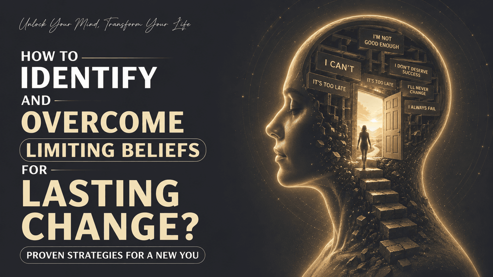 How to identify and overcome limiting beliefs for lasting change