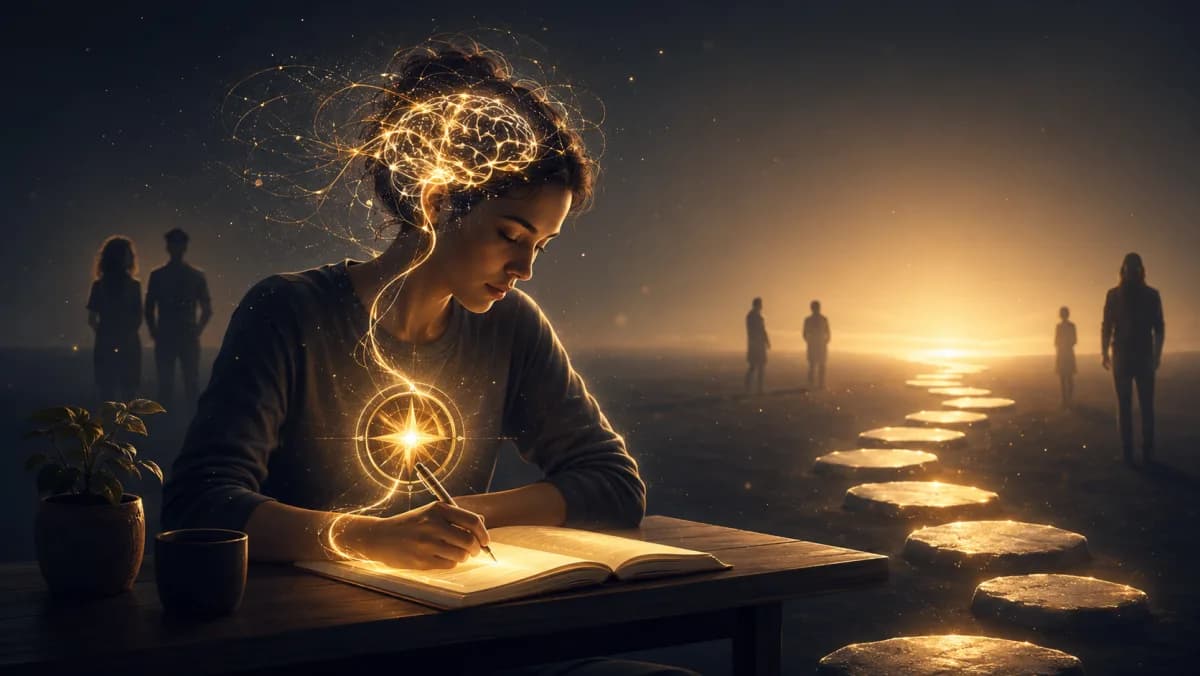 Journaling to build self-trust and emotional independence one step at a time