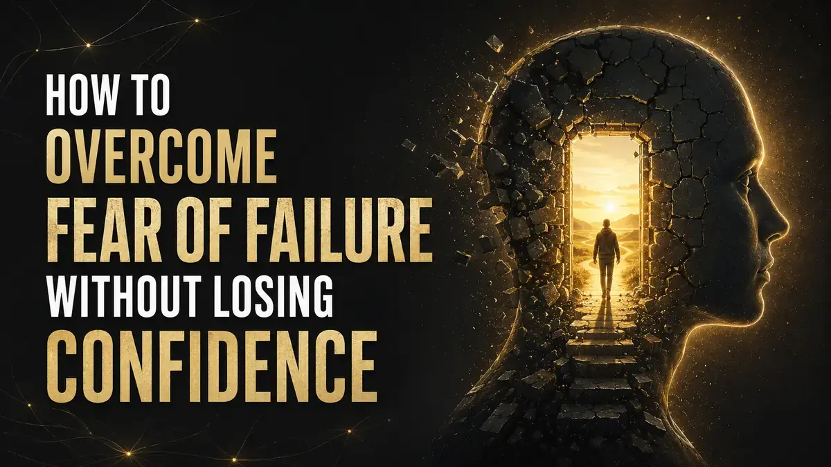 Person facing an uncertain path while building confidence to overcome fear of failure